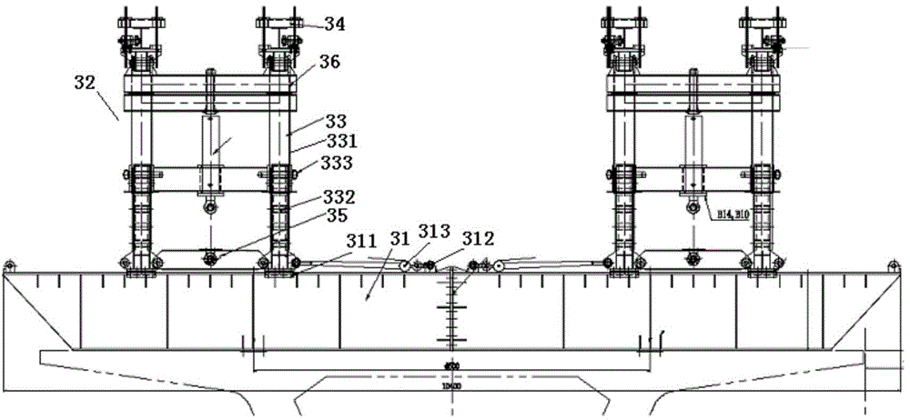 Segmental assembled bridge girder erection machine for construction of small curved bridge