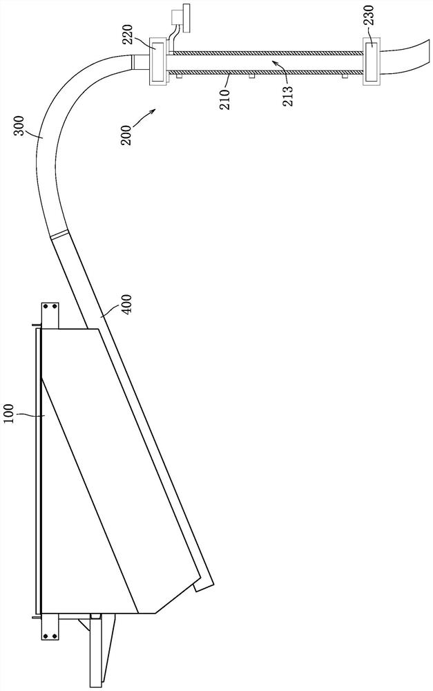 Powder storing and metering device and integrated self-compacting concrete stirring equipment