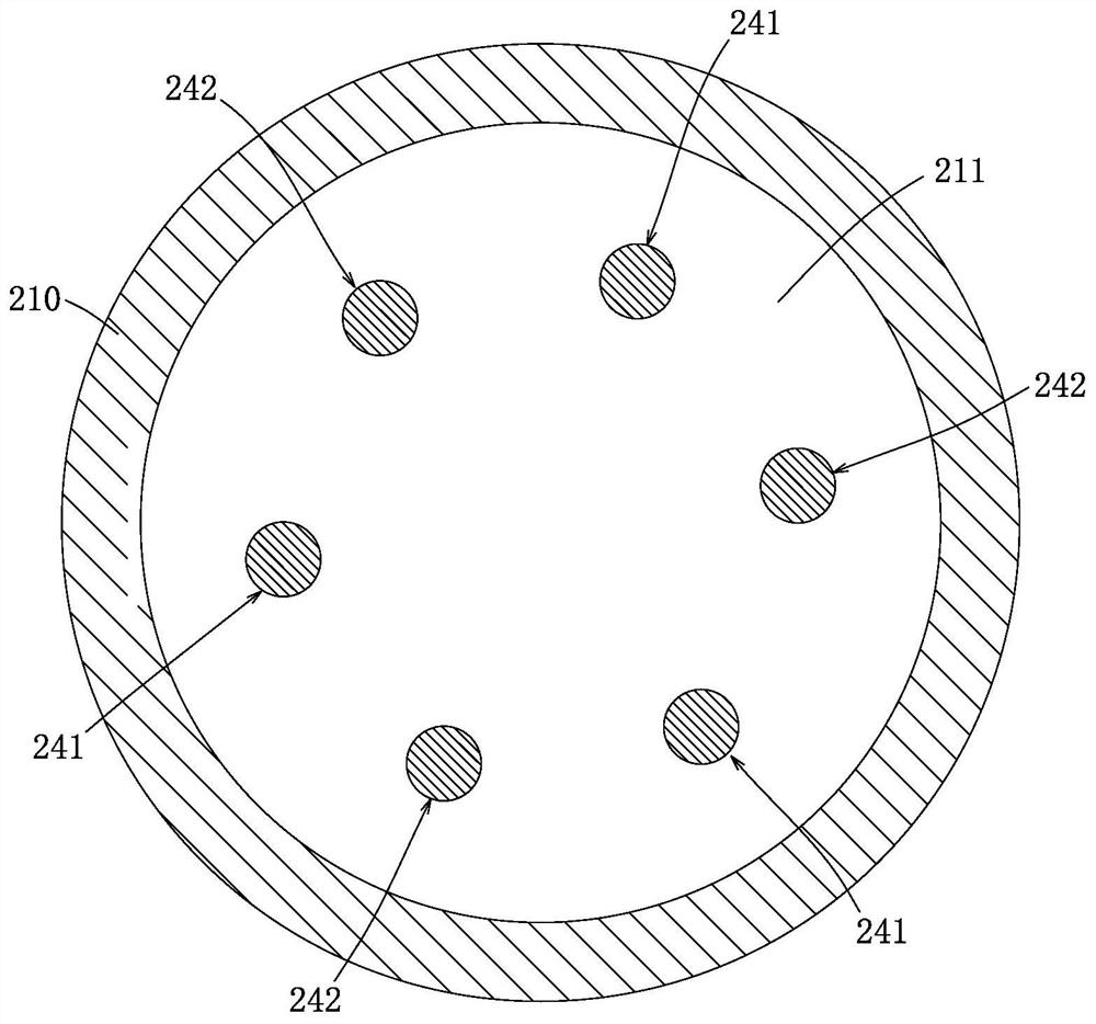 Powder storing and metering device and integrated self-compacting concrete stirring equipment