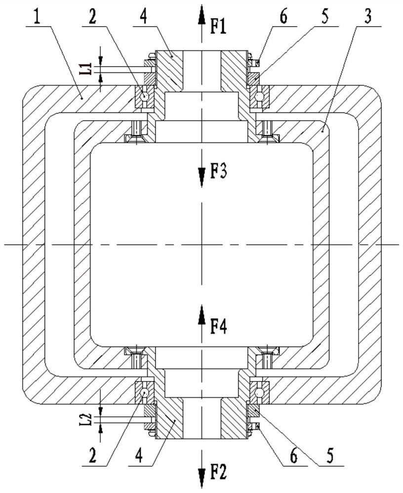 Reliably-connected and adjustable bearing pre-tightening structure and assembling and adjusting method