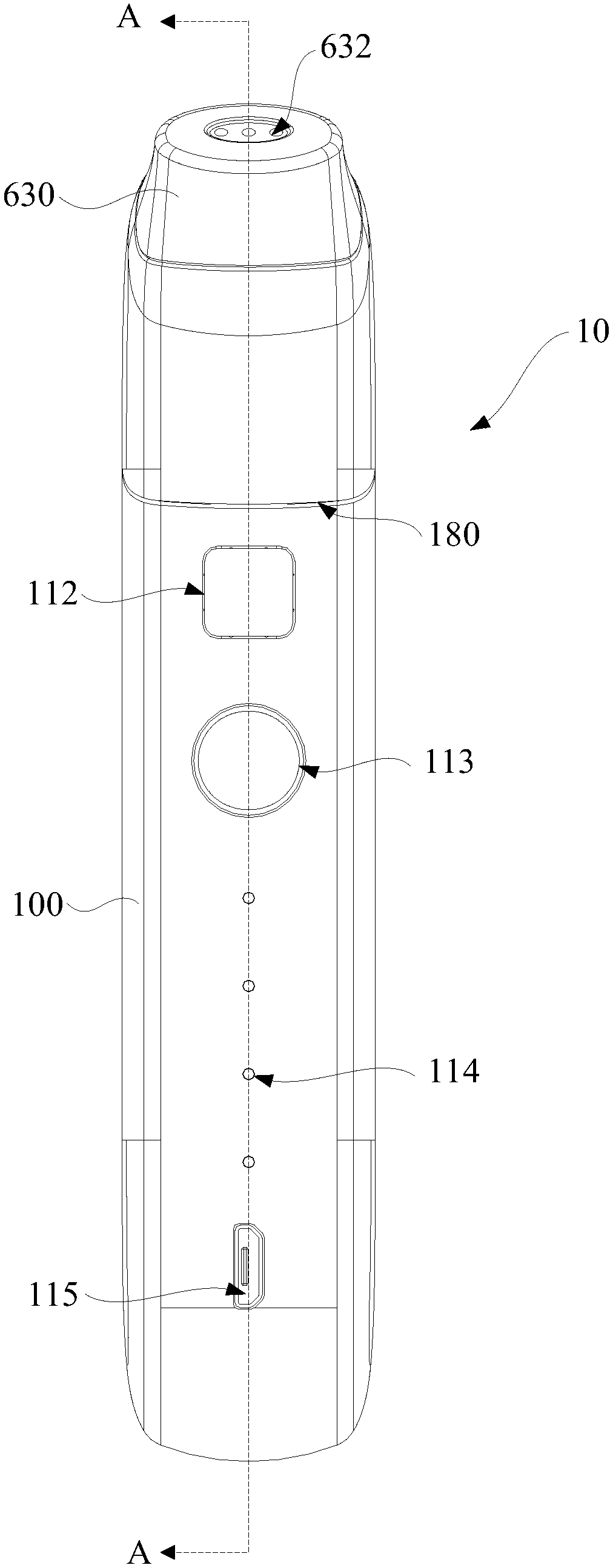 Heating nonflammable smoking set and control method thereof