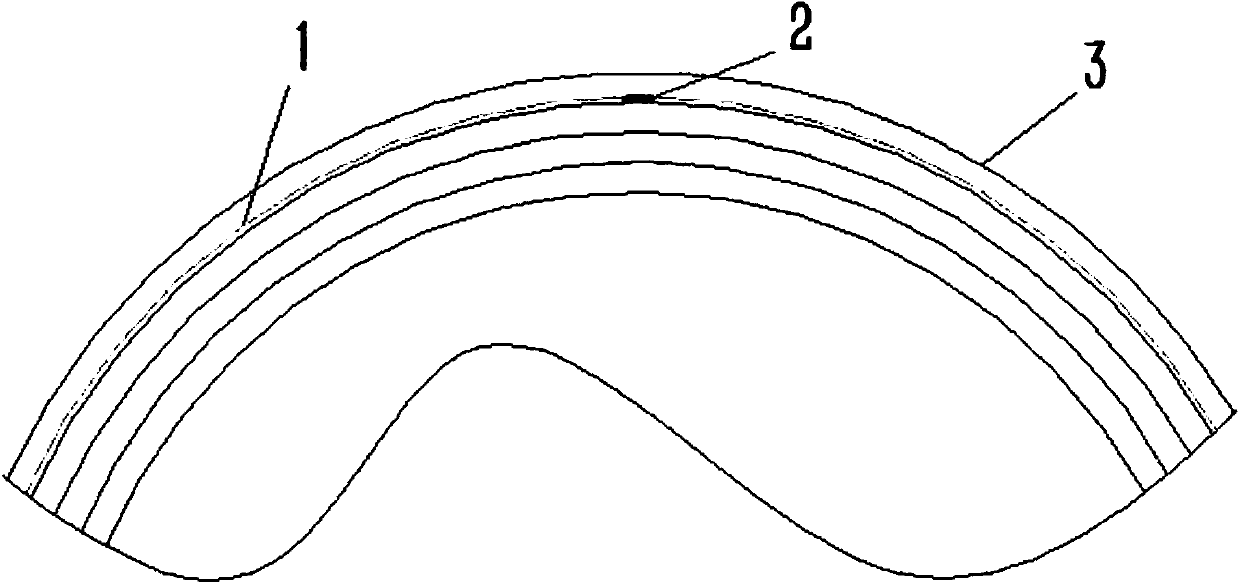 A method for internal placement of the probe of a Perth cavity pressure optical fiber sensor