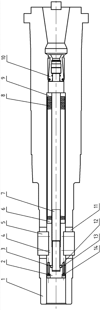 Loose-preventing structure of automatic cutter releasing pulling mechanism