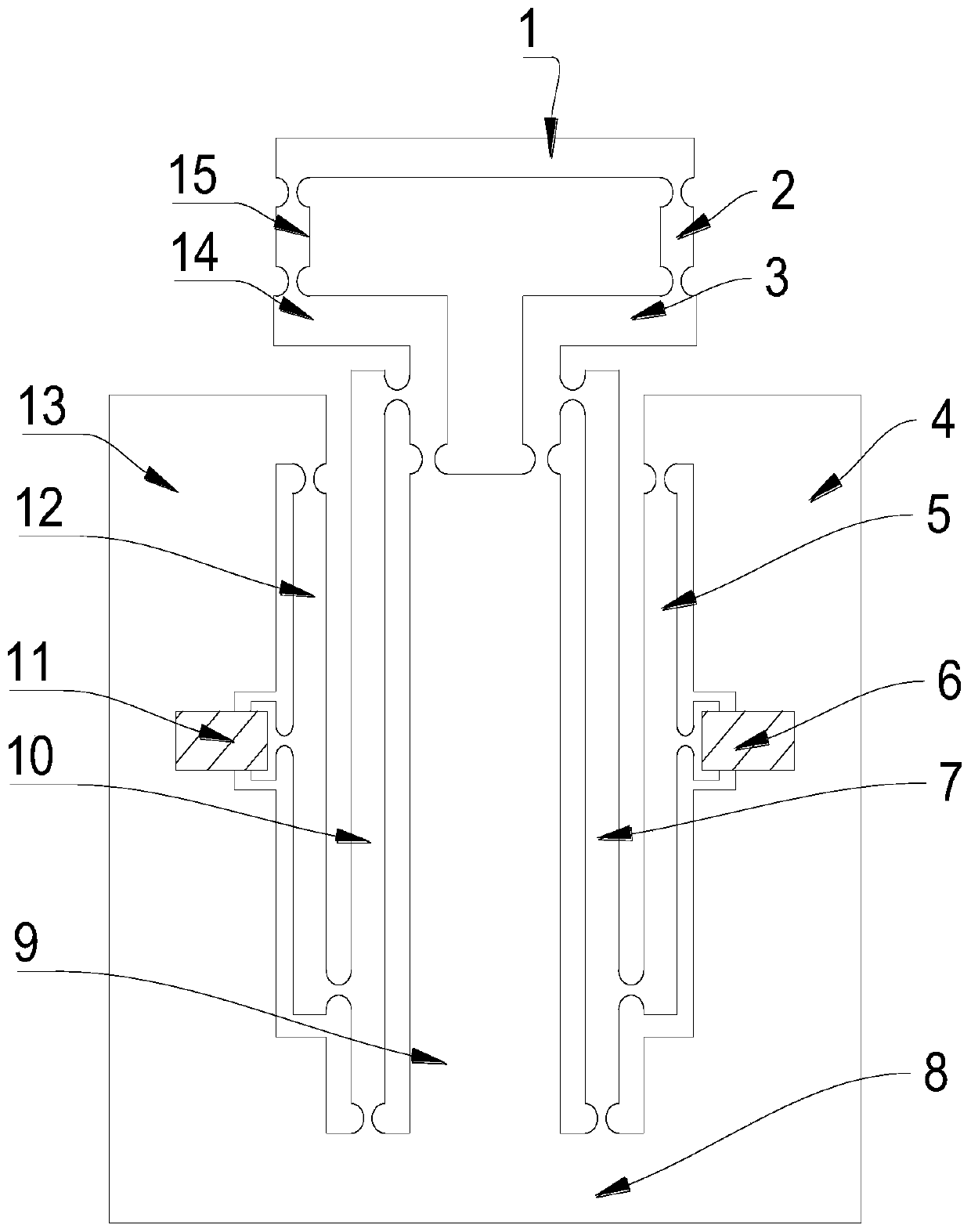 Full-flexible hinge micro-displacement amplification mechanism