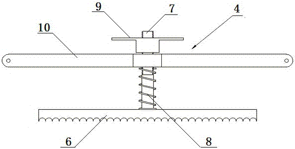 Fed wire fixing device for wire feeding machine