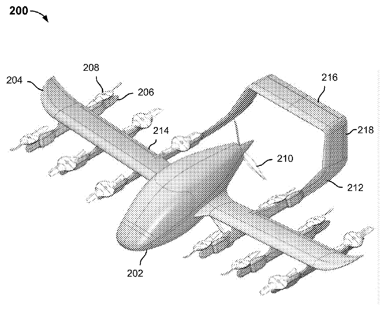 Multicopter with angled rotors