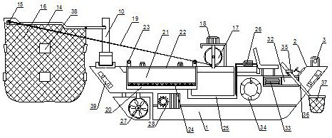 A river cleaning boat that is not easy to entangle fish and shrimp cages