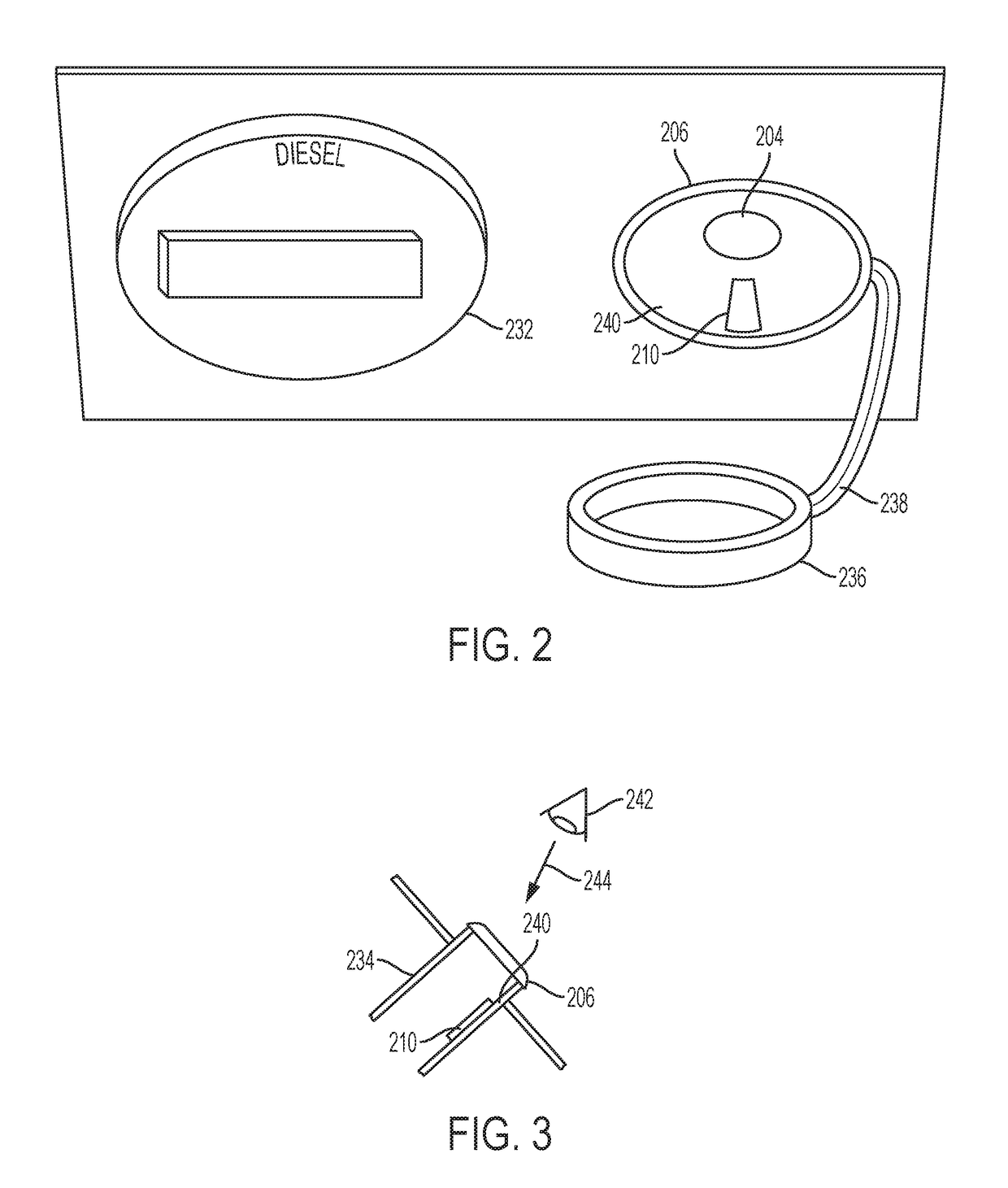 System, method and apparatus for making evident diesel exhaust fluid contamination