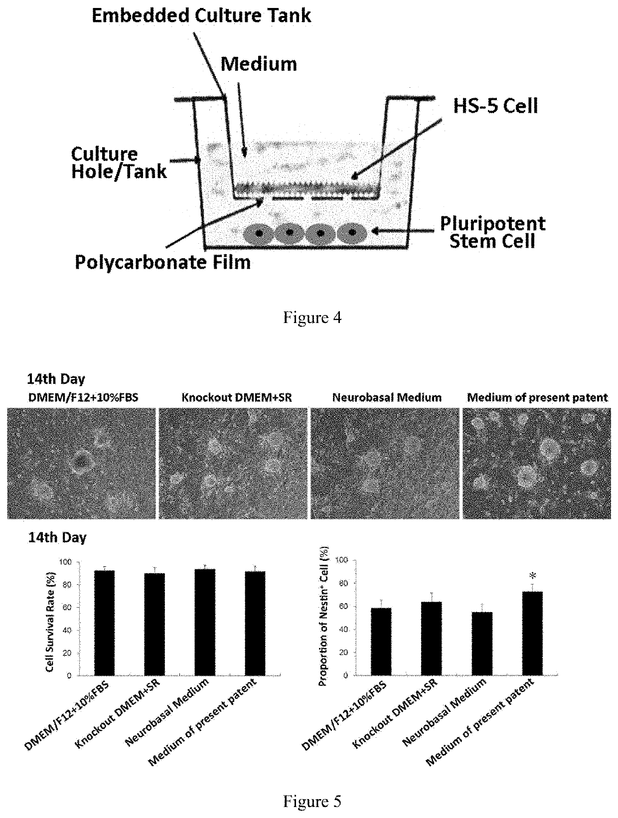 Formula of serum-free medium for human pluripotent stem cells