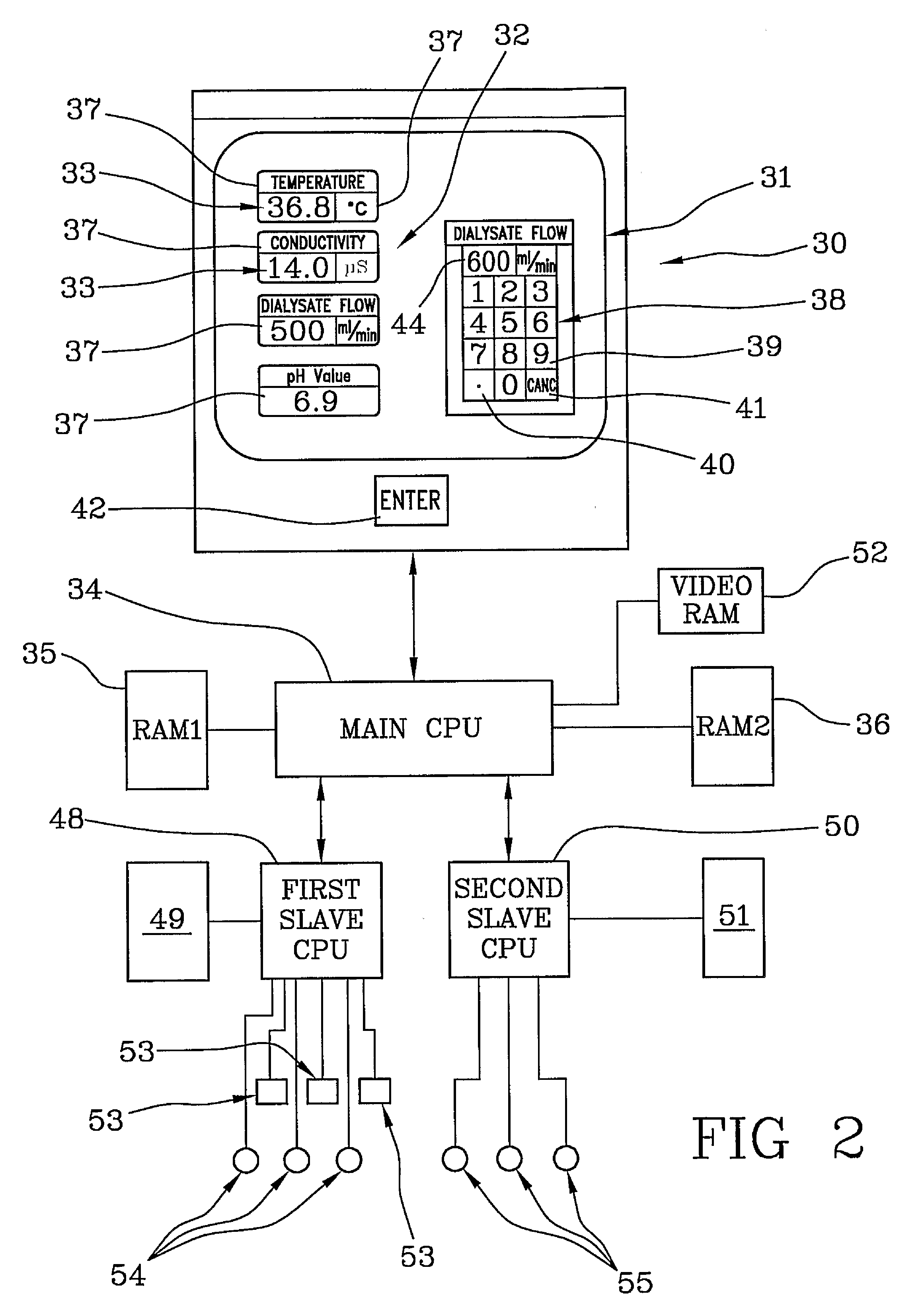 Medical apparatus and method for setting up a medical apparatus
