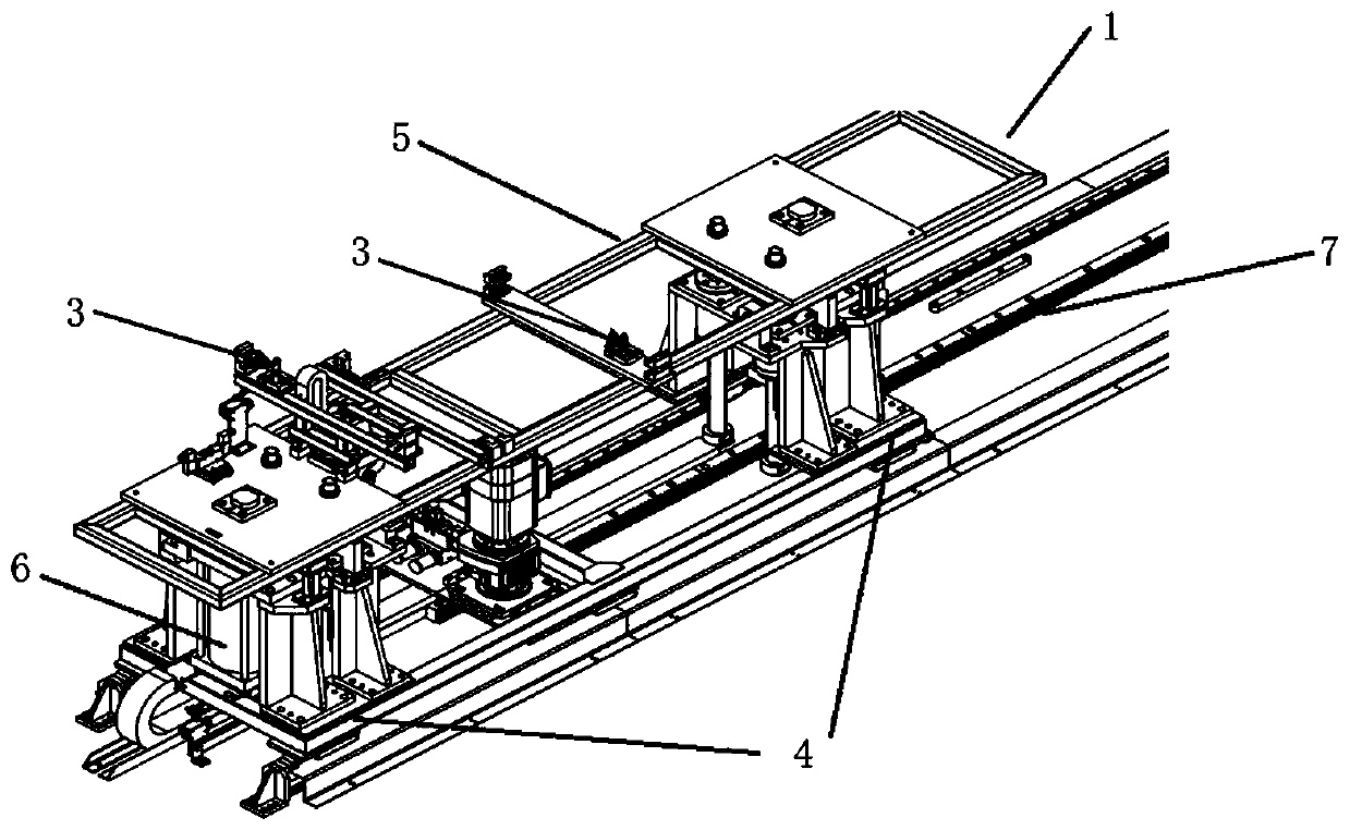 Vehicle cab assembly fixing point automatic detection device and method