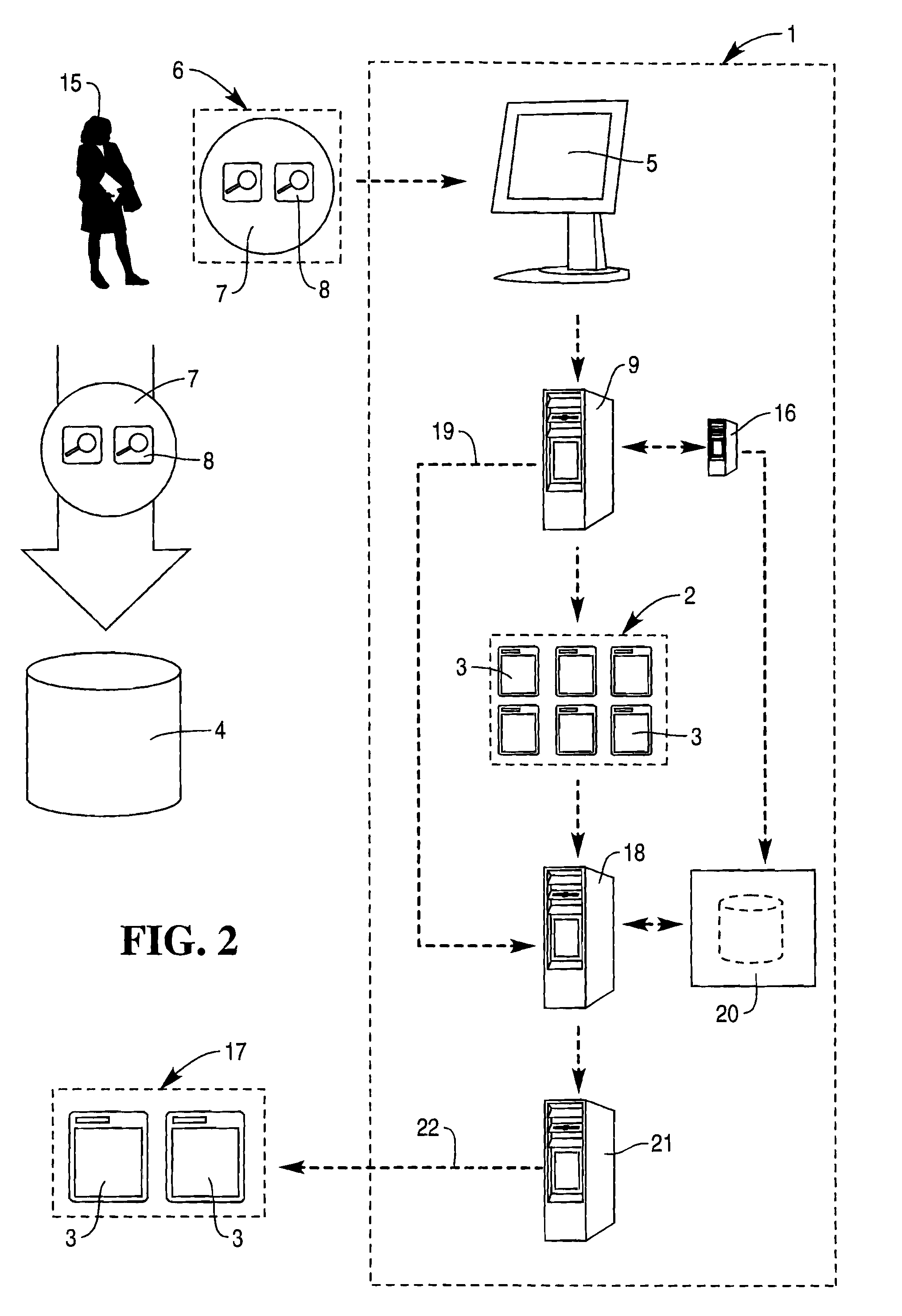 System and a method for identifying a selection of index candidates for a database