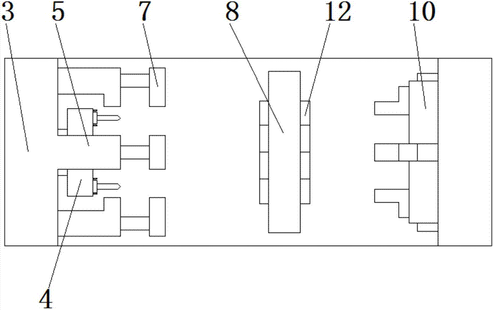 Four-hole drilling fixture for end-face gear of transmission shaft