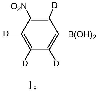 Deuterium-3-nitrophenylboronic acid and its preparation method and application