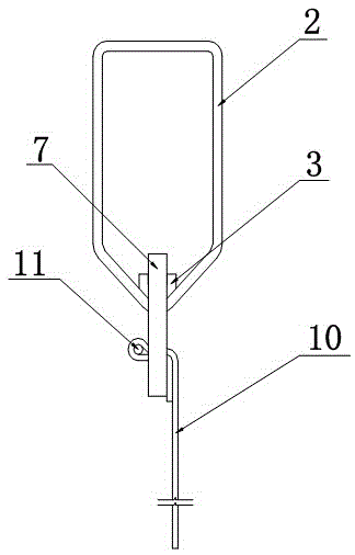 Heat insulation hanger applied to air duct belt hanger and method for installing air duct