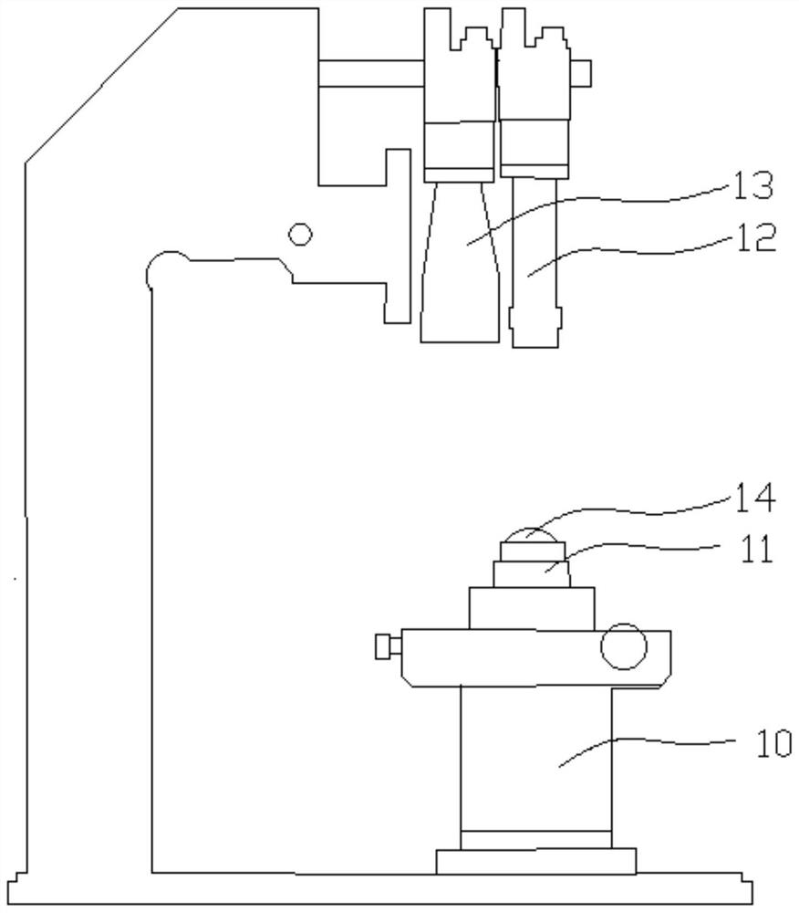 Cross image rapid positioning transmission-type eccentric instrument