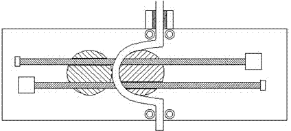 Bending equipment applying cable for conveying power of cleaning device and bending method thereof