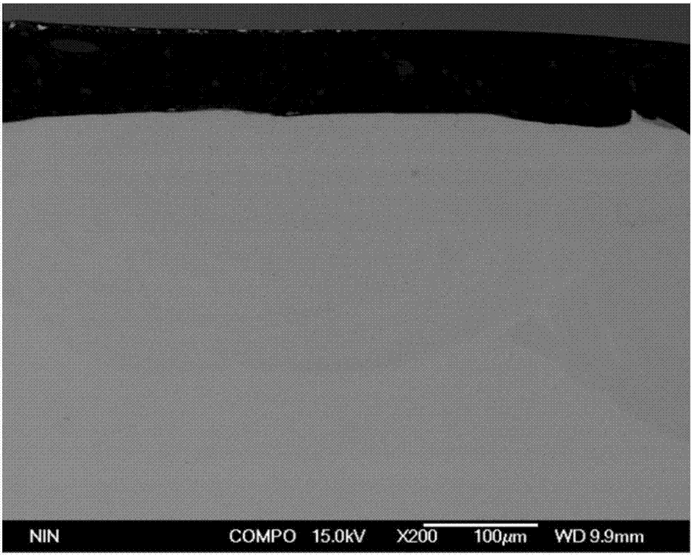 A method for preparing modified composite HF-TA metal coating by laser cladding