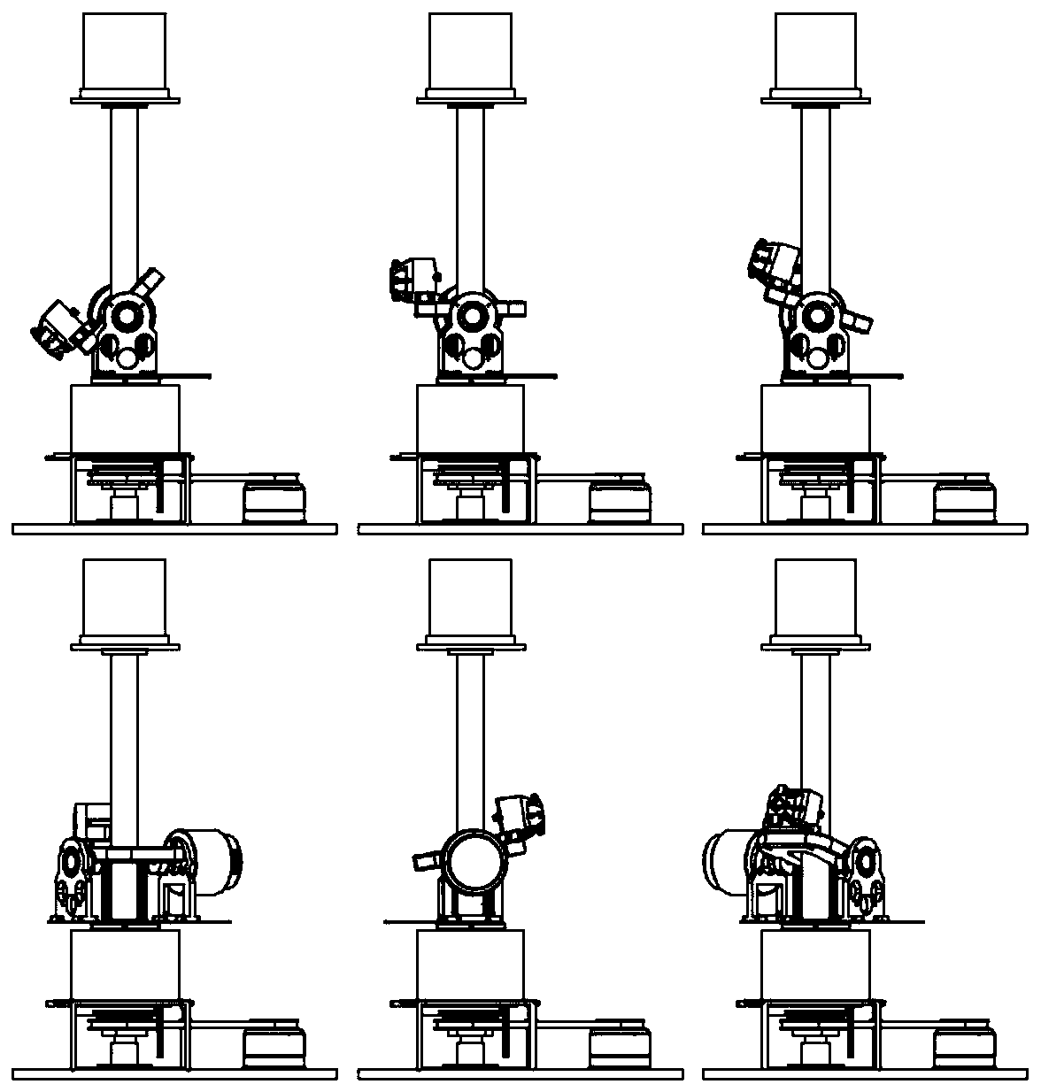 Integrated unshielded cradle head driven in offset mode