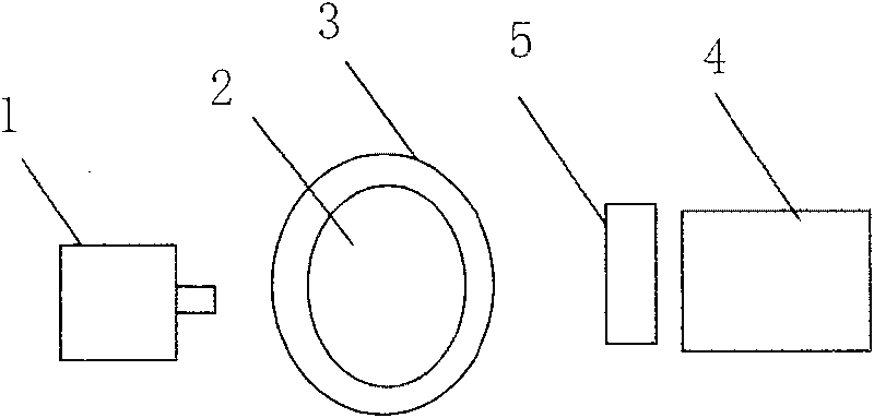 Fluorescent molecule fault imaging device