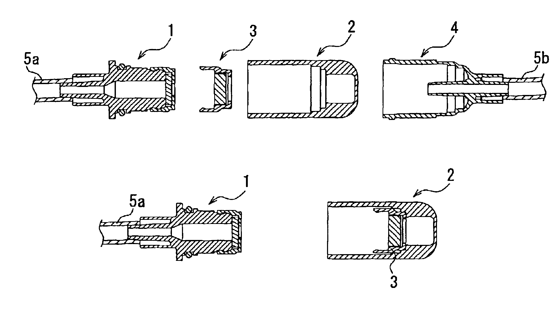 Connector system for sterile connection