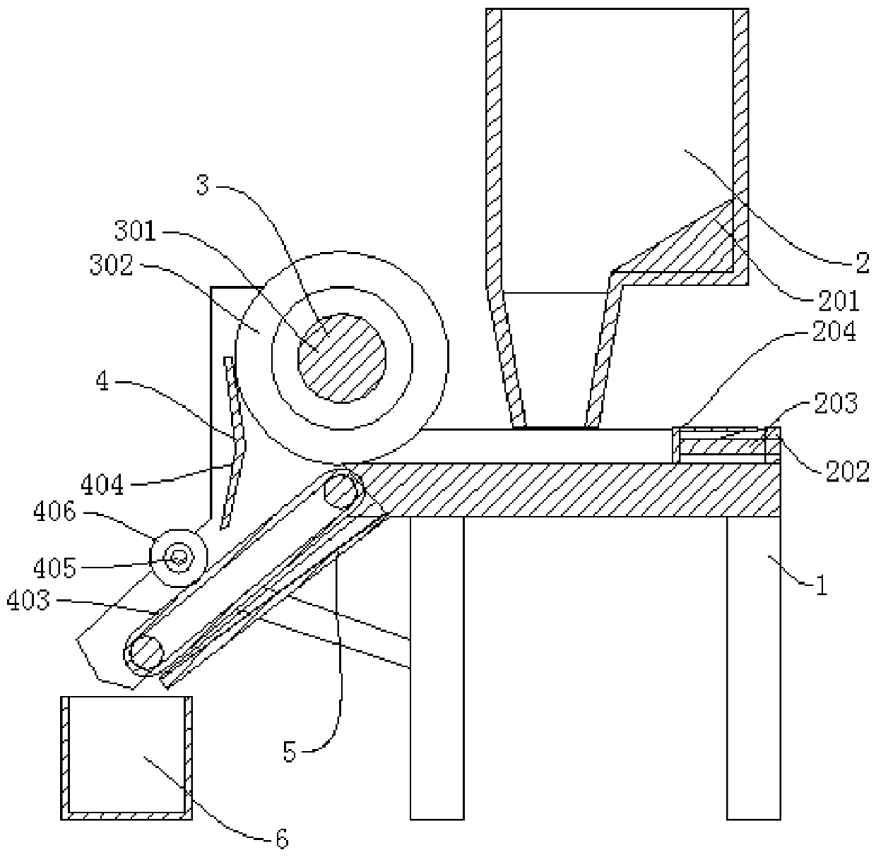 Vegetable cutting device