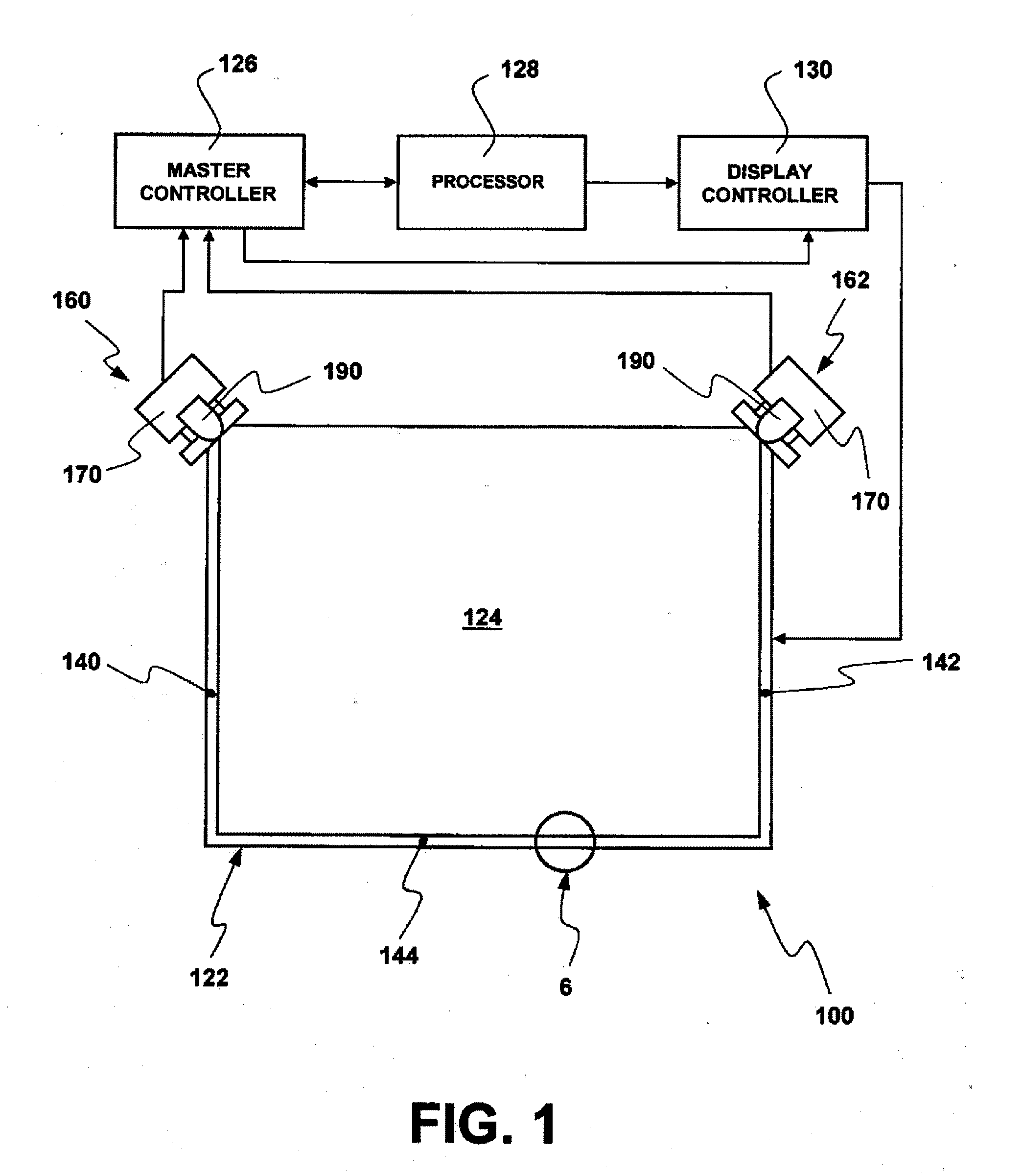 Interactive input system incorporating multi-angle reflecting structure