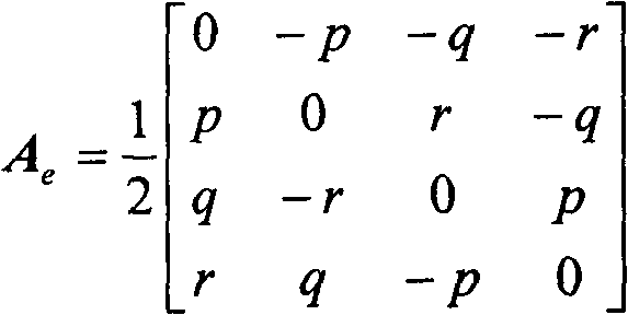 Method for approximately outputting quaternion numbers with arbitrary step size in orthogonal series during extreme flight of aircraft