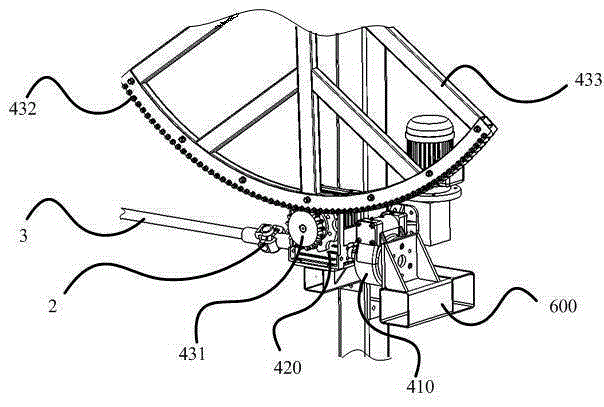 Electronic control system-based self-adjusting photovoltaic module bracket