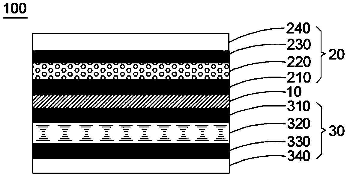 Double-sided liquid crystal display panel and double-sided display