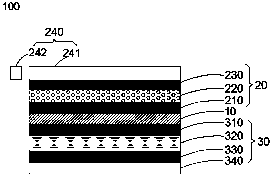 Double-sided liquid crystal display panel and double-sided display
