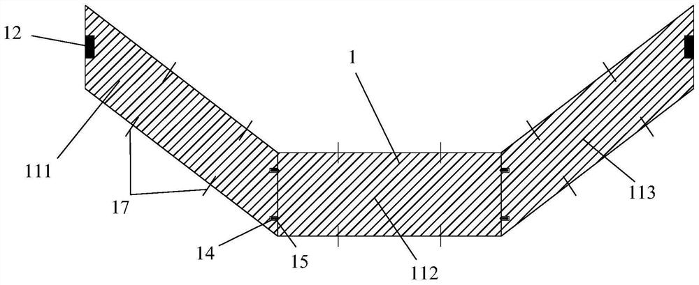 Construction system and construction method for ribbon deformation height steel box decorative multi-arch landscape bridge