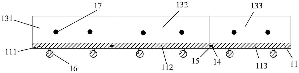 Construction system and construction method for ribbon deformation height steel box decorative multi-arch landscape bridge