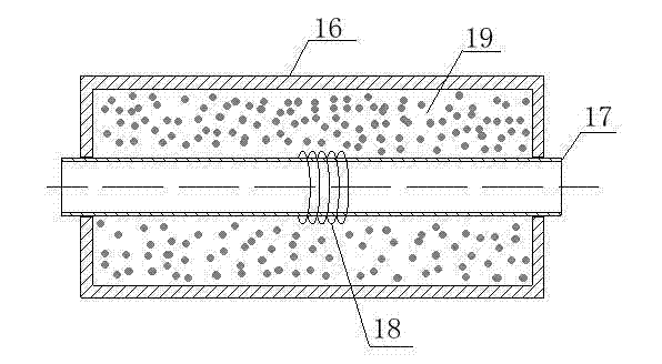 Intermediate frequency induction heat treatment device for steel tubes, and heat treatment method of the same