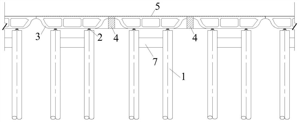 Offshore permeable airport runway and construction method thereof