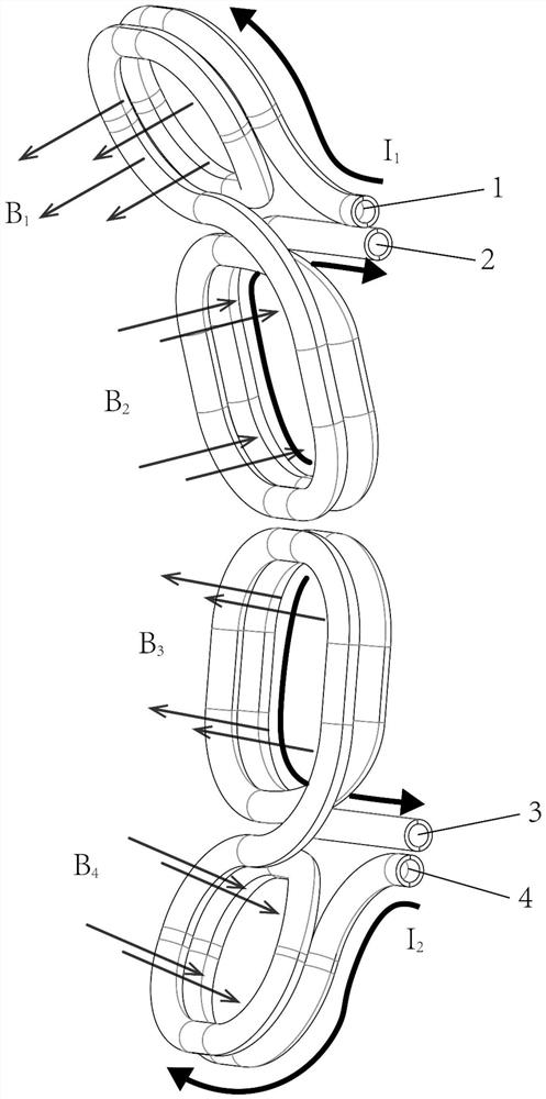 Resonance magnetic disturbance coil suitable for magnetic confinement fusion device and implementation method
