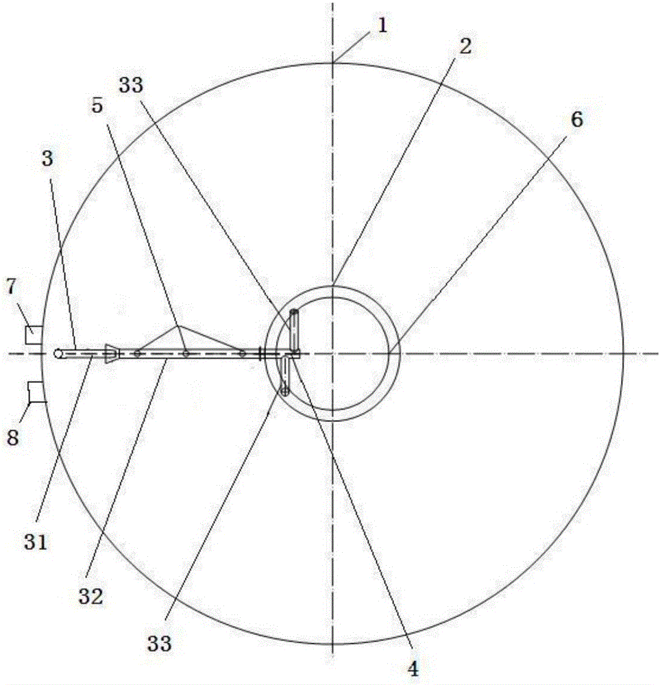 Feeding system for settling tank