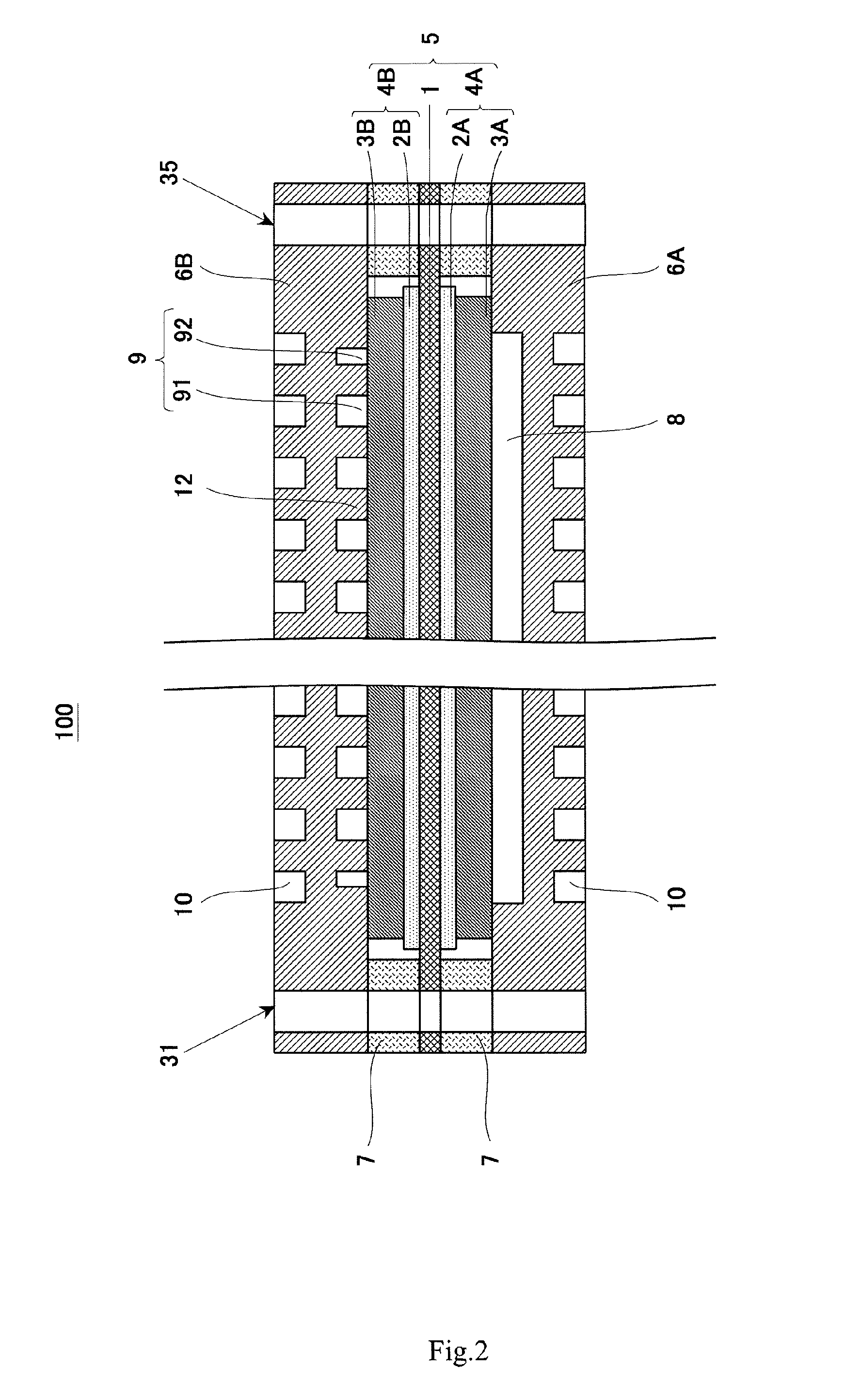 Polymer electrolyte fuel cell