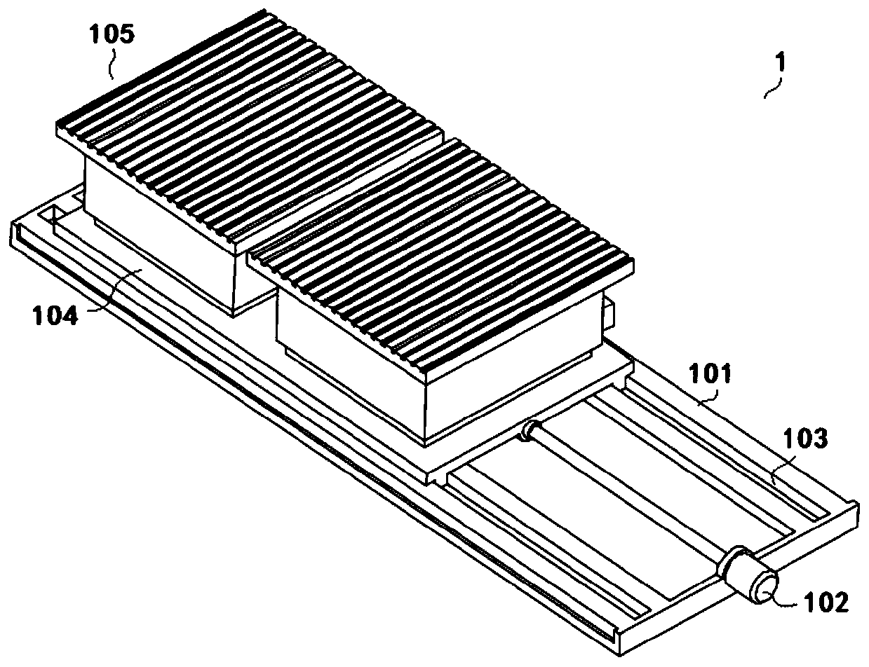 Ceramic tile stacking and piling device