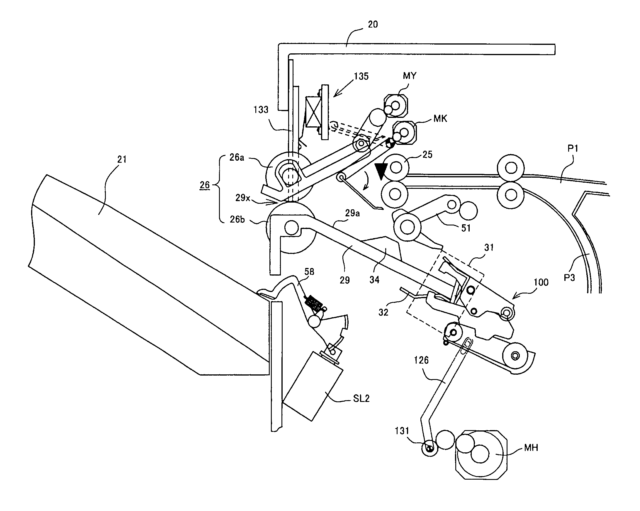 Gripper discharge for sheet processing apparatus