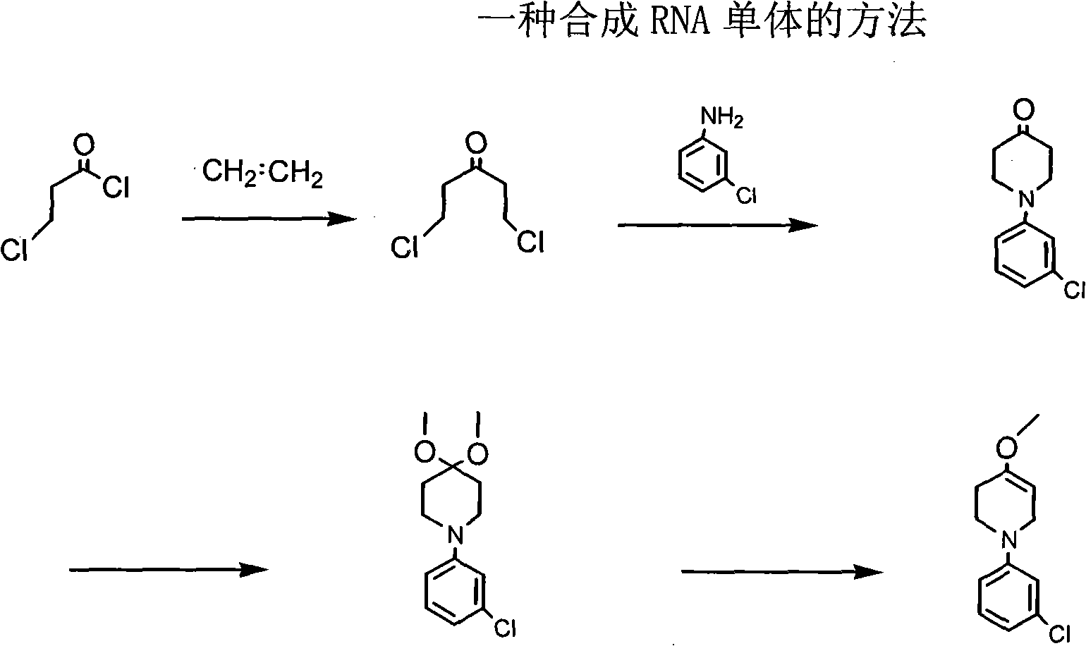 Process for synthesizing RNA monomer