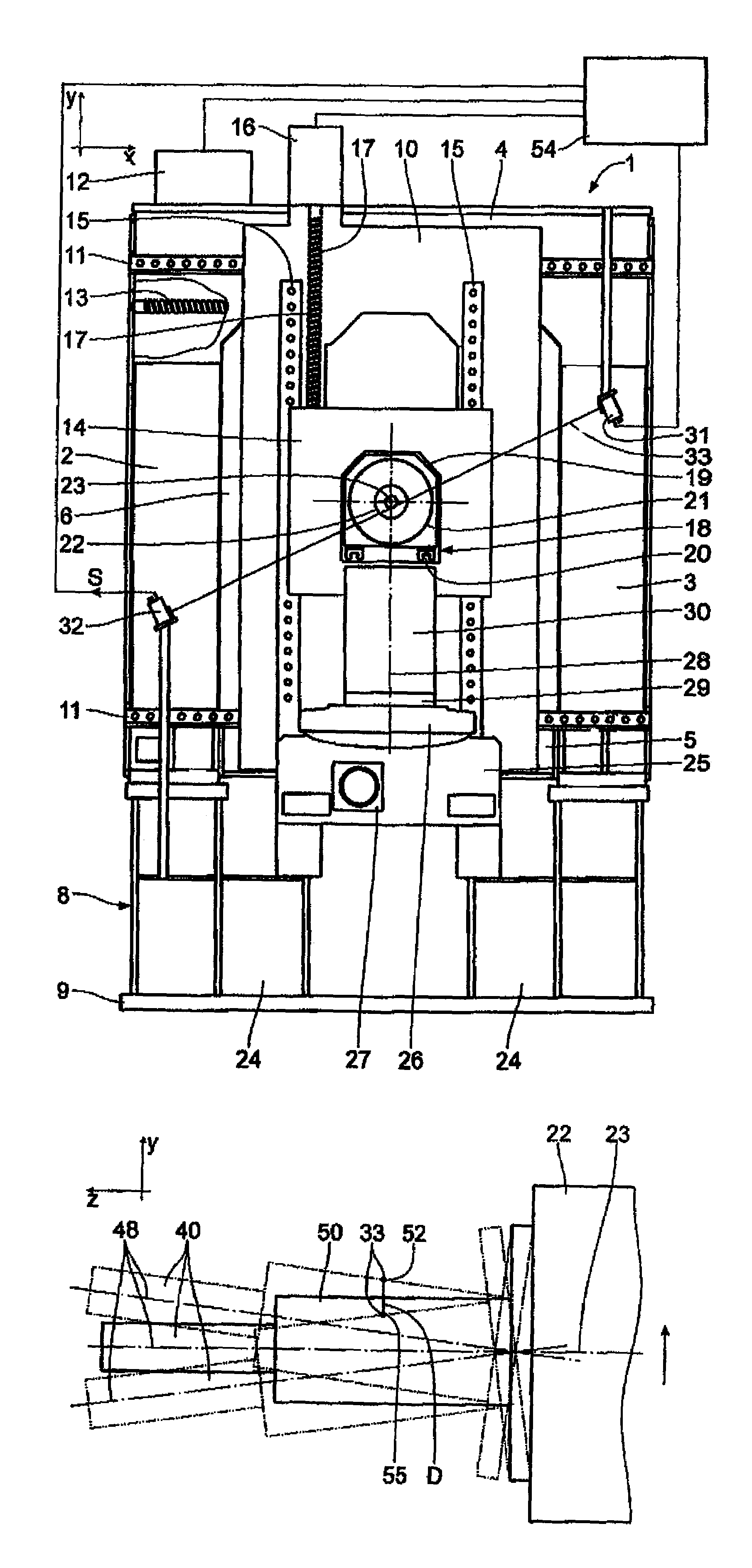 Method for testing the fit or imbalance of a tool