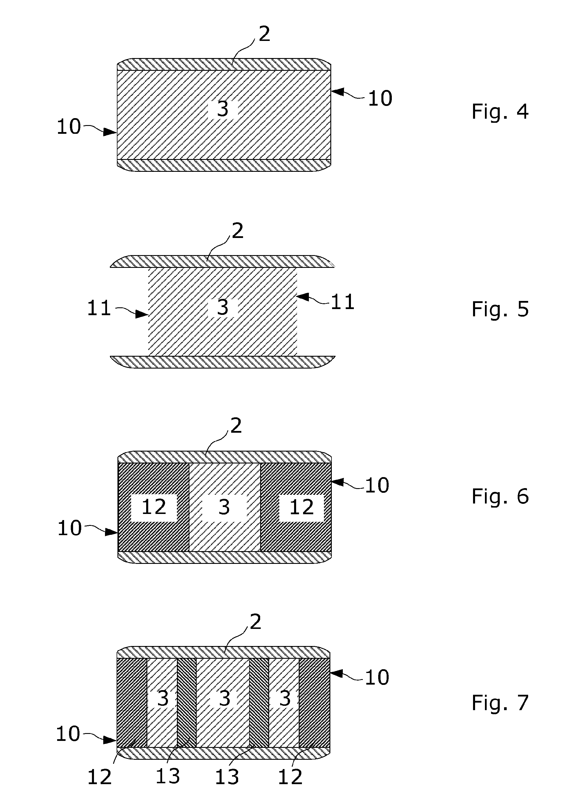 Coated tablets with remaining degradation surface over the time