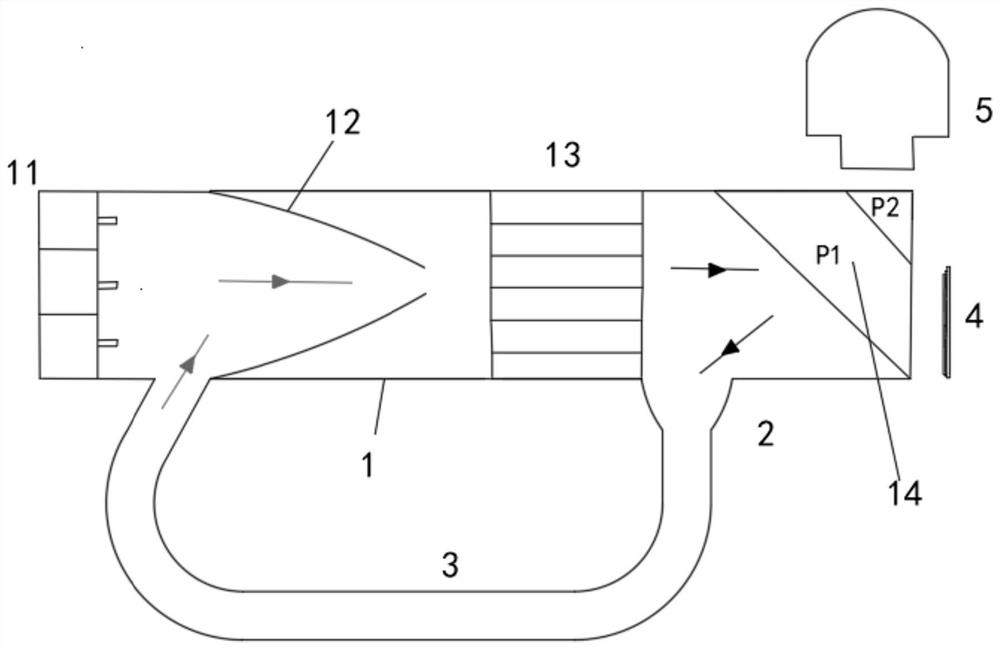 DLP projection system with high contrast and high light energy utilization rate