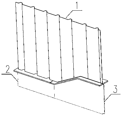 Arched T-beam and folded plate fillet welding assembly method