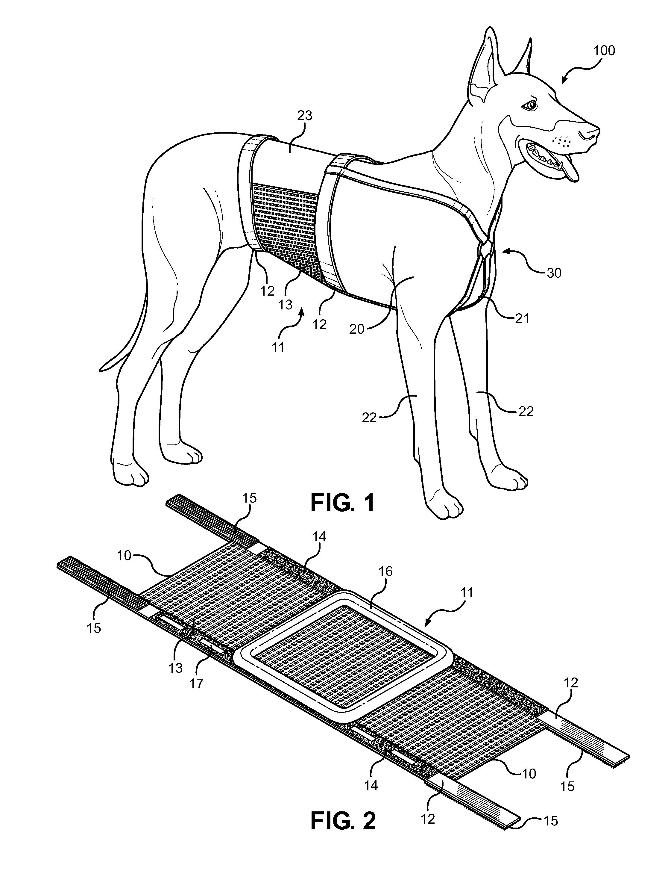Veterinary Covering Support for Incision or Wound Site