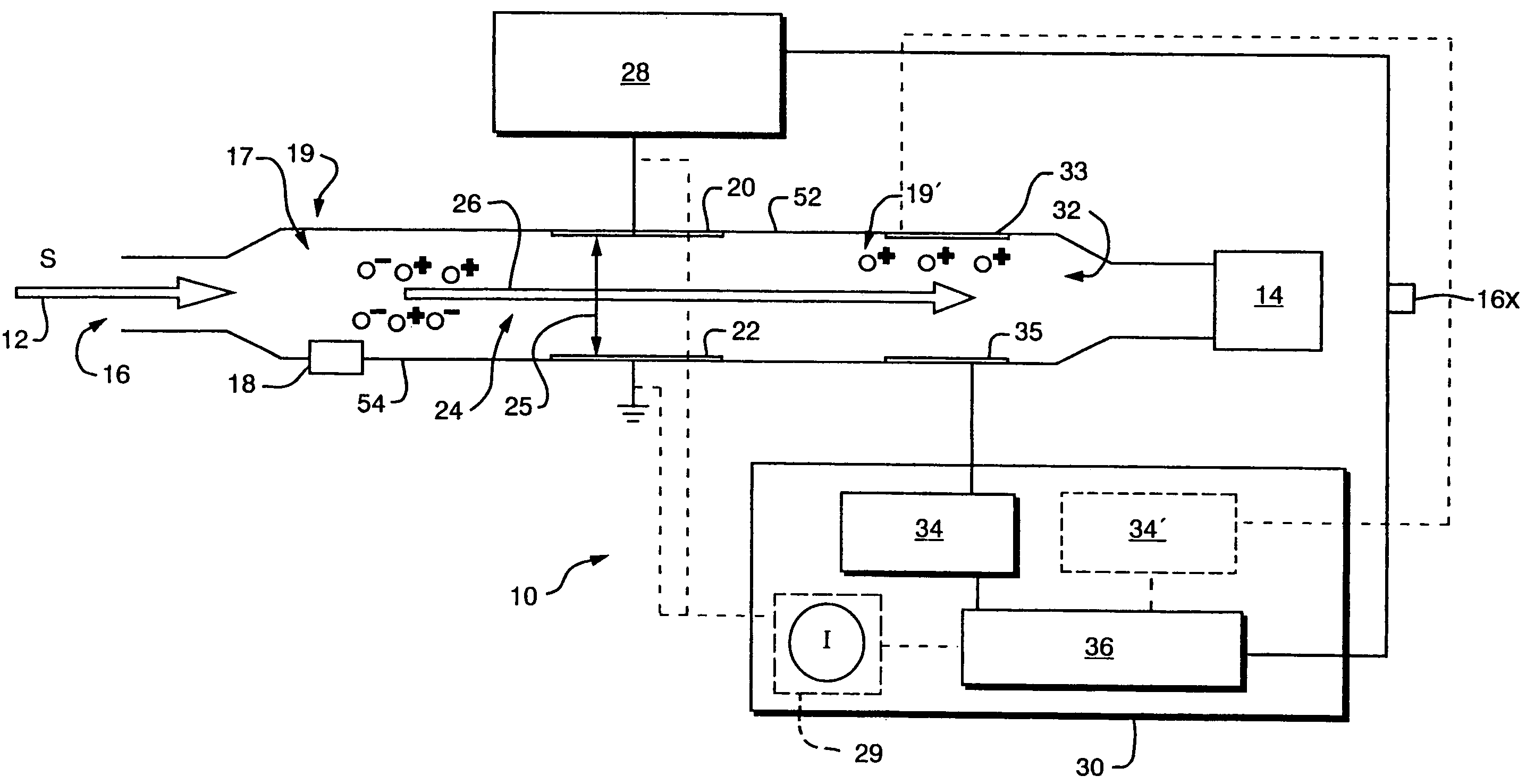 Longitudinal field driven ion mobility filter and detection system