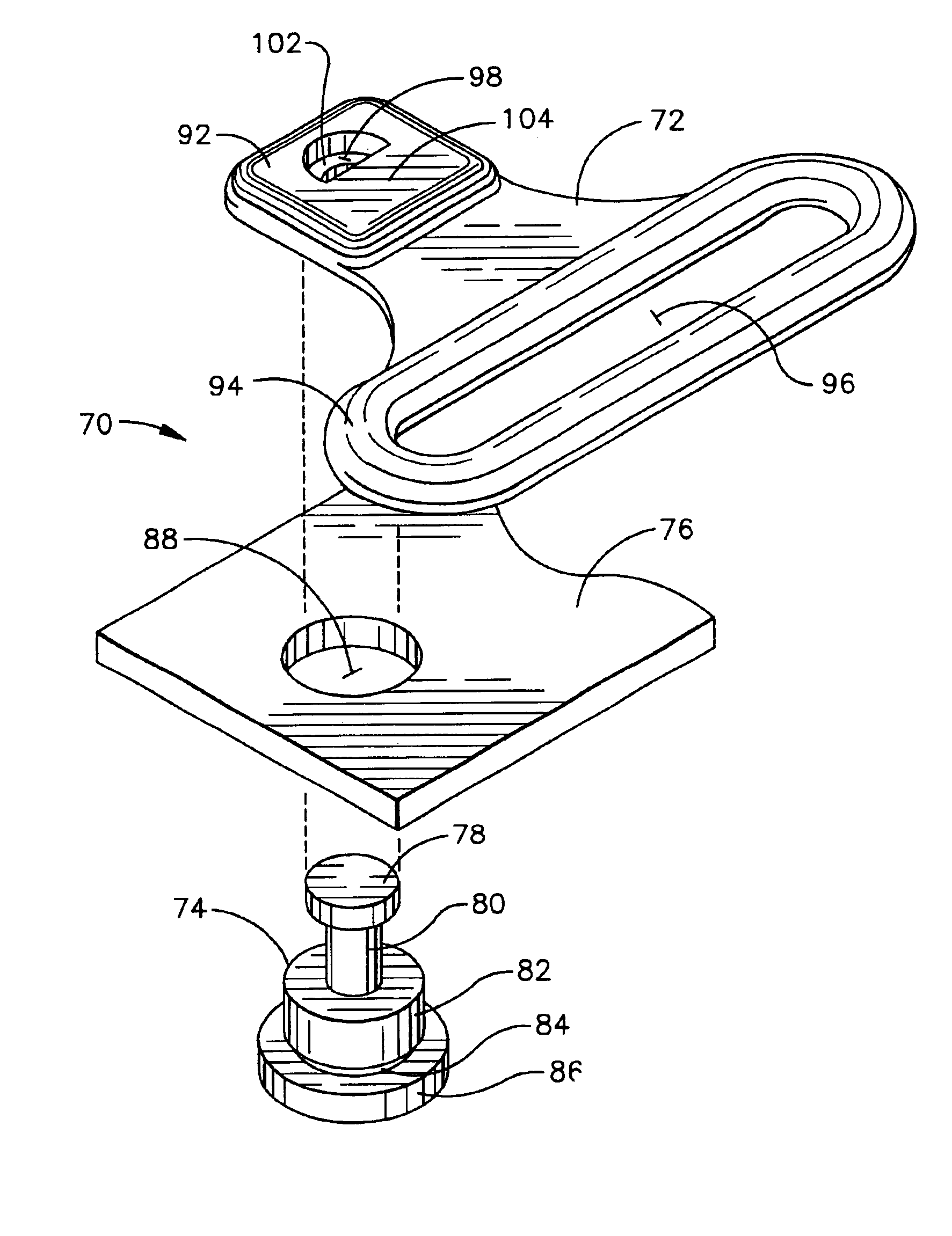 Strap connector assembly for an orthopedic brace