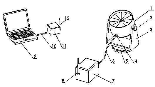 Non-contact type insect detection system based on insect charge measurement