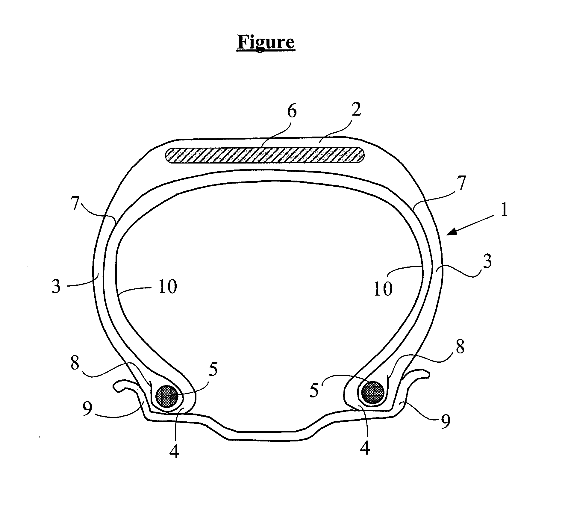 Rubber Composition for Tires Comprising an Acetylacetonate Compound